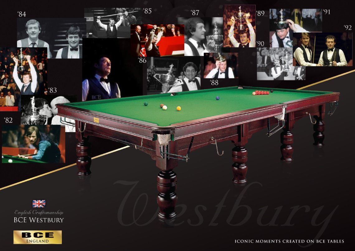 Riley BCE Westbury Snooker Table